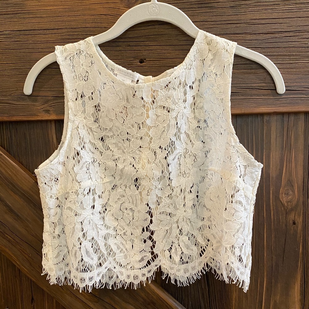 BHLDN Jenny Yoo Collection Lace Top